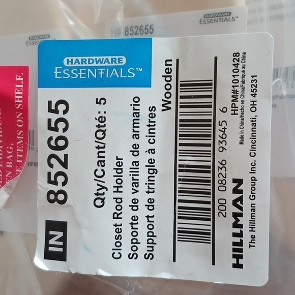 COPY - Closet Rod Holders Box 7 - Picture 2 of 2